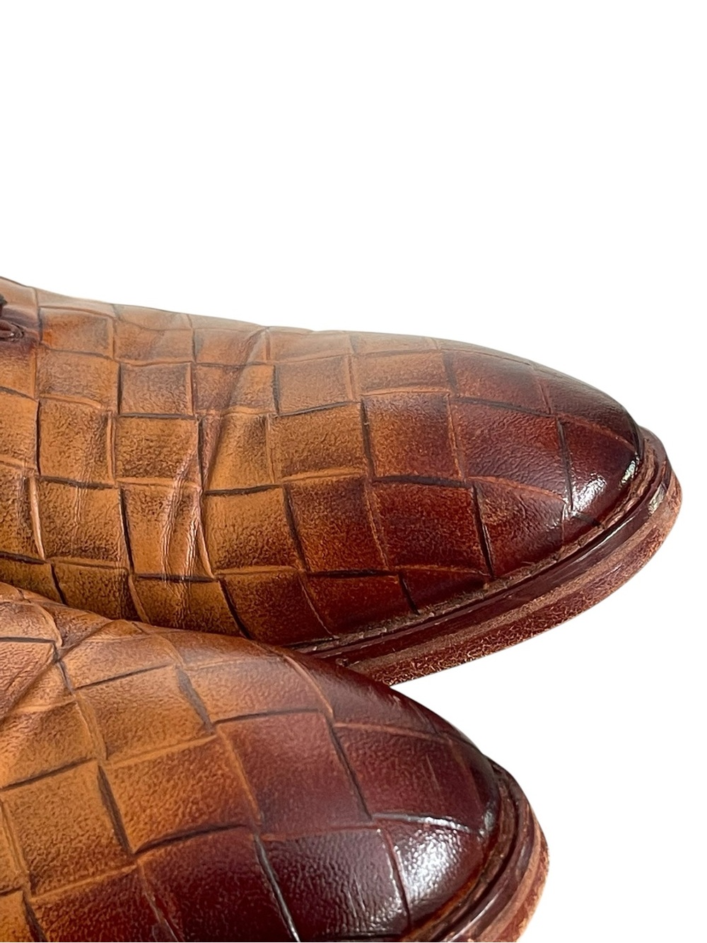 Santoni Leather Oxford Shoes size 44(USA 11) - Picture 9 of 14